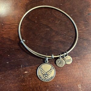 Alex and Ani Goldtone United States Air Force Bracelet